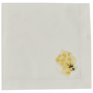 Bee Happy Napkin - Set of 12 Park Designs - The Fox Decor